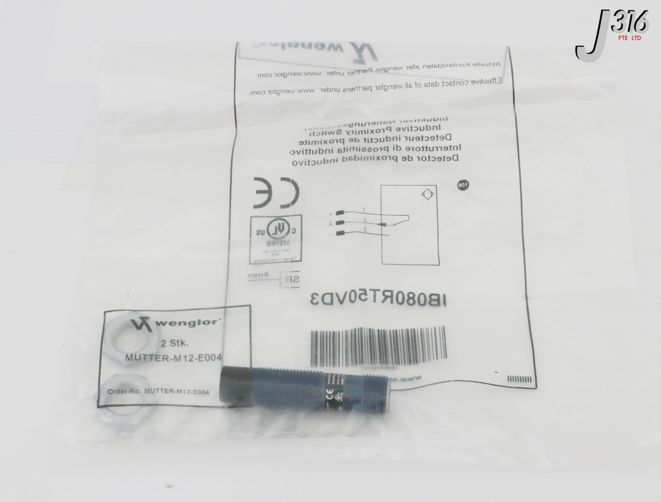 31606 WENGLOR INDUCTIVE PROXIMITY SWITCH (NEW) IB080RT50VD3 | eBay